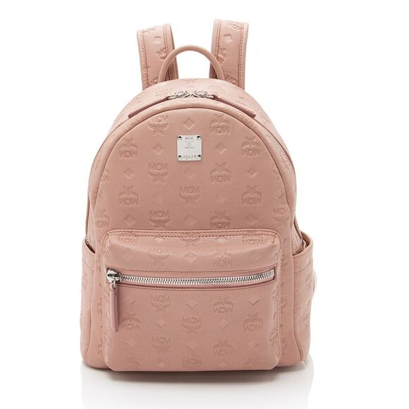 MCM Handbags - MCM Embossed Leather Small Backpack